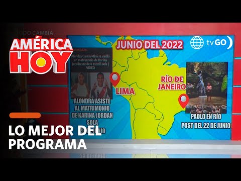 América Hoy: ¿Se acabó el amor entre Paolo Guerrero y Alondra García Miró? (HOY)