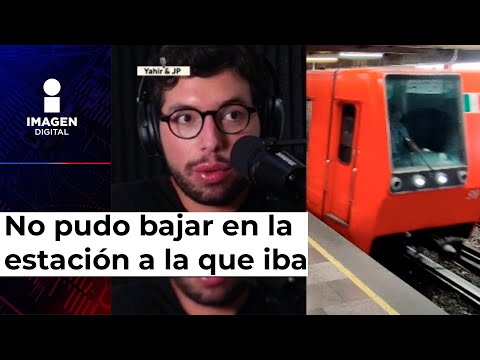 Tunden a youtuber por contar su ‘peor’ experiencia en el Metro CDMX