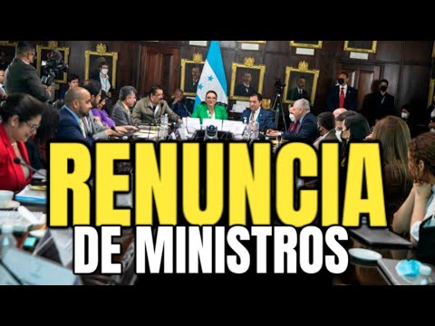 #LoUltimo Varios Ministros le renuncian a la presidenta Xiomara