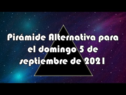 Lotería de Panamá - Pirámide Alternativa para el domingo 5 de septiembre de 2021