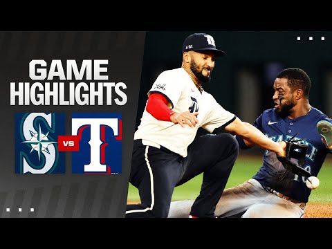 Mariners vs. Rangers Game Highlights (9/20/24) | MLB Highlights