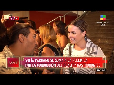 Sofía Pachano se suma a la polémica del reality gastronómico