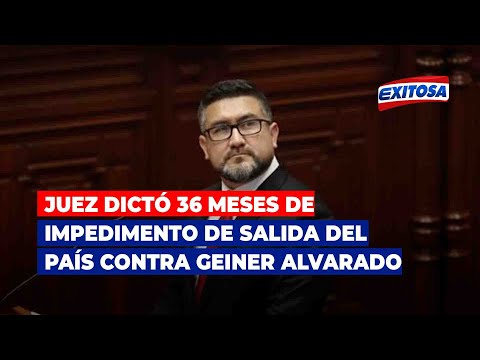 Juez dictó 36 meses de impedimento de salida del país contra Geiner Alvarado