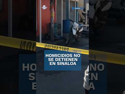 Nueva ola de violencia en Sinaloa deja 11 homicidos dolosos #shorts