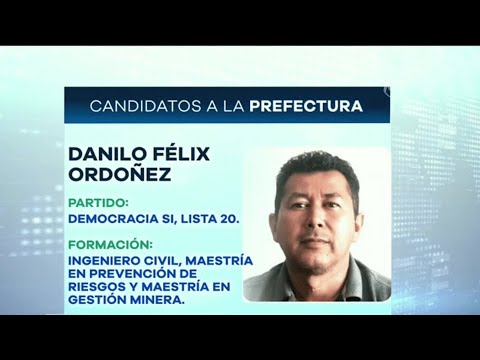 Conociendo al candidato: Danilo Félix Ordoñez