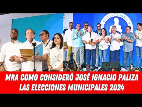 MIRA COMO CONSIDERÓ JOSÉ IGNACIO PALIZA LAS ELECCIONES MUNICIPALES 2024