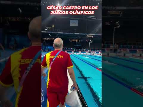 CÉSAR CASTRO estrena la PISCINA de COMPETICIÓN de los JUEGOS OLÍMPICOS