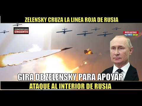 Zelenski tiene permiso de Europa para cruzar una linea roja ataca con misiles a Rusia