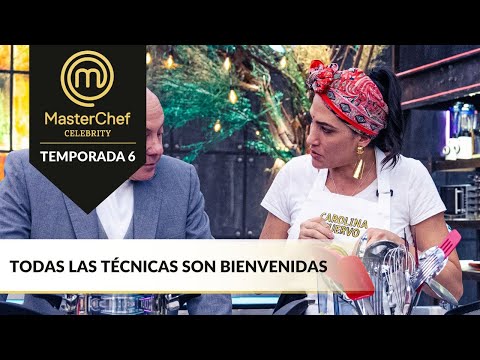 Carolina sorprende en el atril con una inesperada técnica | MasterChef Celebrity