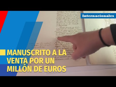 Un manuscrito de Napoleón a la venta por un millón de euros en París