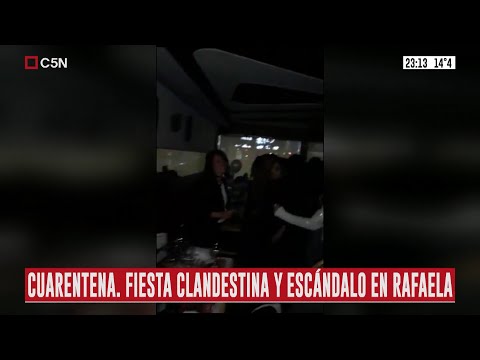 Cuarentena: Fiesta clandestina del Día del Amigo y escándalo en Rafaela