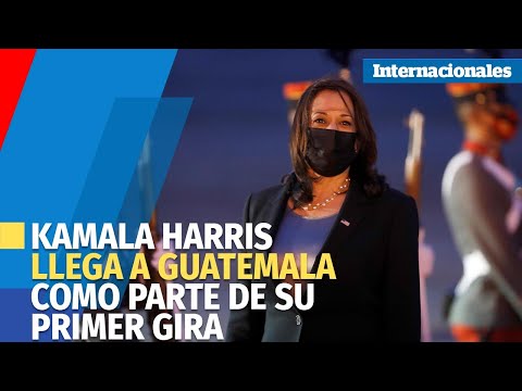 Kamala Harris llega a Guatemala para iniciar su primera gira fuera de Estados Unidos