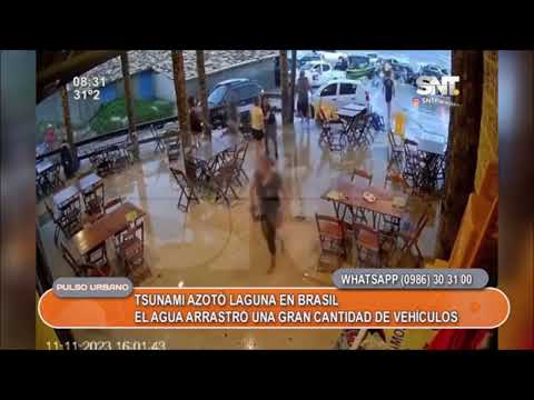 Tsunami en Santa Catarina Brasil