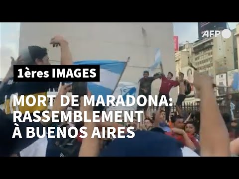 Les Argentins se réunissent pour rendre hommage à Maradona | AFP Images