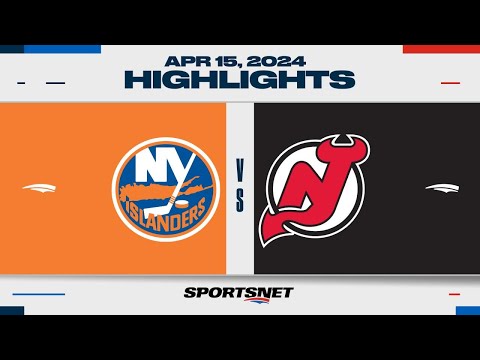 NHL Highlights | Islanders vs. Devils - April 15, 2024