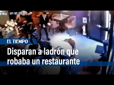 Comensal disparó contra el ladrón durante atraco masivo en restaurante de Santa Bárbara| El Tiempo