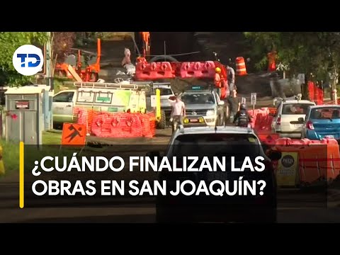 Trabajos en San Joaquín: obra atrasada finalizaría hasta el 2024