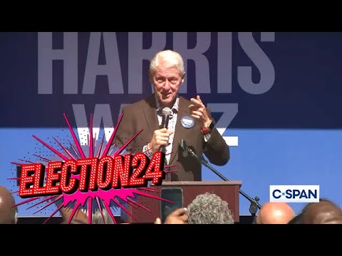 BILL CLINTON STUNNING SPEECH rallys for Kamala Harris