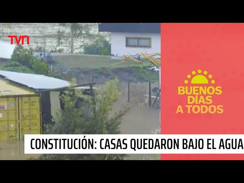 Reaparecieron luego de tres días: Casas quedaron sumergidas por el Río Maule en Constitución | BDAT