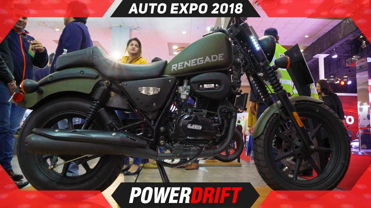 Renegade Duty S: UM readies Bajaj Avenger rival @ Auto Expo 2018 : PowerDrift
