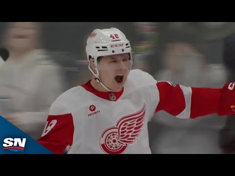 Red Wings Jonatan Berggren Rips Breakaway Goal After Serving Penalty