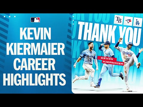 Kevin Kiermaier MLB Career highlights (4-time Gold Glove winner and Platinum Glove Award winner!)