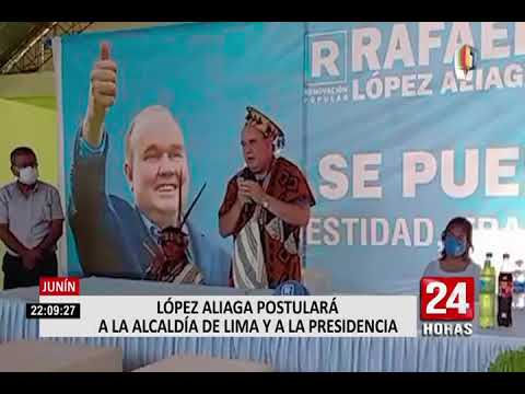 Elecciones 2021: López Aliaga anhela ser alcalde de Lima y luego postular a las próximas elecciones