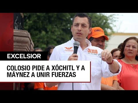 Colosio Riojas llama a Máynez y a Xóchitl a declinar por el otro para enfrentar a Morena