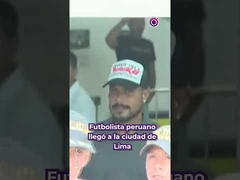 Paolo Guerrero llegó a Lima #viralvideos