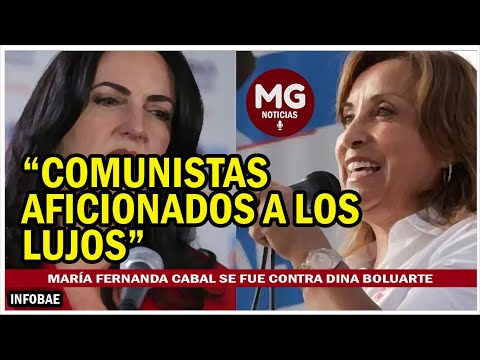 MARIA FERNANDA CABAL SE FUE CONTRA DINA BOLUARTE, PRESIDENTE DEL PERÚ