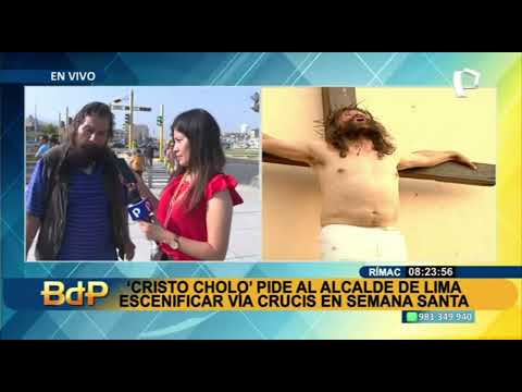 Cristo cholo pide a la Municipalidad de Lima escenificar vía crucis en Semana Santa