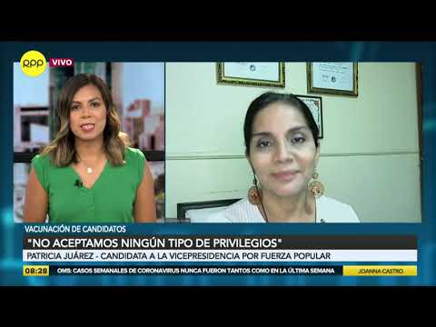 Patricia Juárez: “Hemos visto la presencia del fiscal Domingo Pérez en estas elecciones”