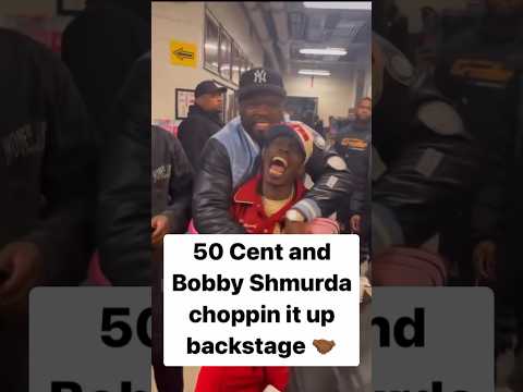 50 Cent and Bobby Shmurda TURNT UP BACKSTAGE! #50Cent #shorts