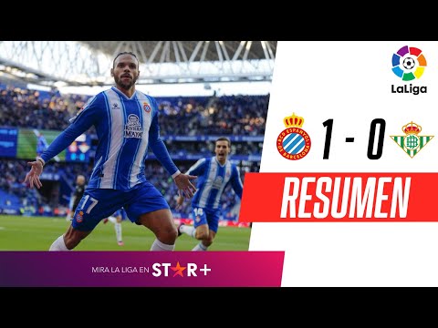 ¡TERCER DERROTA CONSECUTIVA DE LOS BÉTICOS DE MANUEL PELLEGRINI! | Espanyol 1-0 Betis | RESUMEN