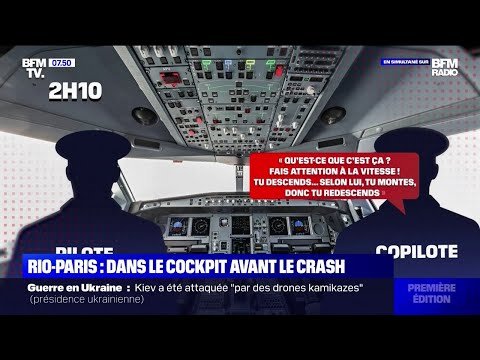 Rio-Paris: les derniers échanges glaçants des pilotes dans le cockpit avant le crash