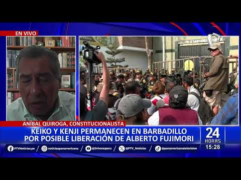 Constitucionalista Aníbal Quiroga: “El Ejecutivo enfrentará las consecuencias si liberan a Fujimori”