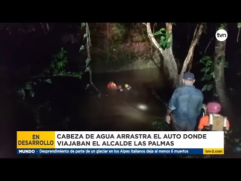 Cabeza de agua arrastra un vehículo y mueren dos personas en Veraguas