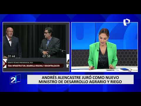 ANDRÉS ALENCASTRE JURÓ COMO NUEVO MINISTRO DE AGRICULTURA