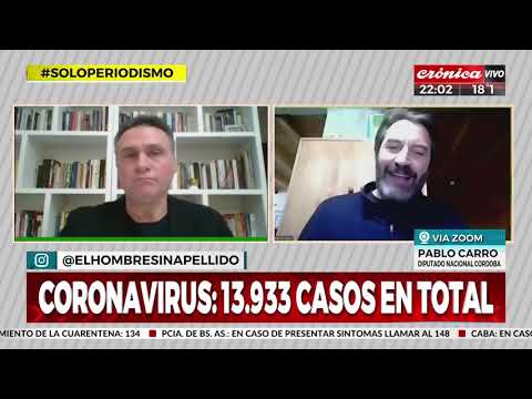 Pablo Carro en Solo Periodismo: En córdoba hubo una protesta que rompió la cuarentena