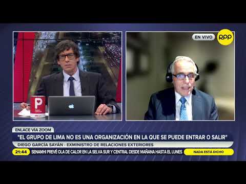 Diego García Sayán: El Grupo de Lima no es una organización en la que se puede entrar o salir