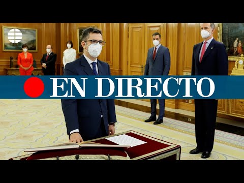 DIRECTO | Toma de posesión de Félix Bolaños como ministro de Presidencia