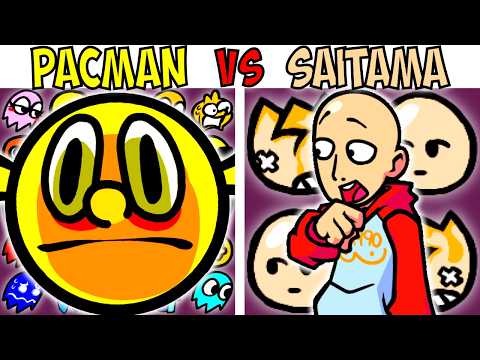 ALL PAC-MAN VS ONE-PUNCH MAN TEST | FNF Character Test | Gameplay VS Playground