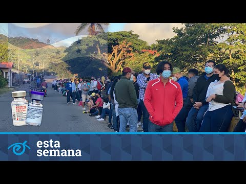Miles de nicas viajan a Honduras para vacunarse con dosis de Pfizer y Moderna