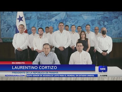 Presidente Laurentino Cortizo brinda un mensaje a la nación