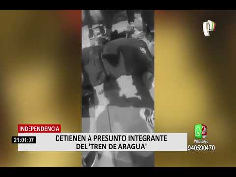 Independencia: PNP detuvo a sujeto que pertenecería a la banda criminal “El Tren de Aragua”
