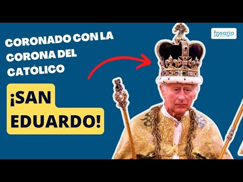 CARLOS III de INGLATERRA coronado con la corona del católico San Eduardo