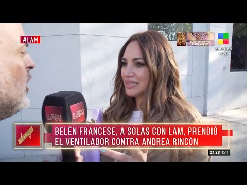 Belén Francese durísima con Andrea Rincón