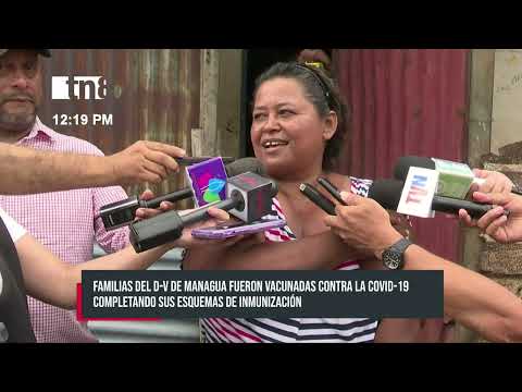 Acercan la vacuna contra la COVID-19 a pobladores del barrio Adolfo Reyes, Managua - Nicaragua