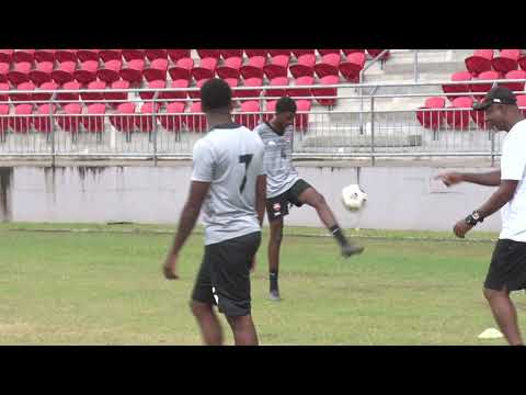 Young Players Train With Soca Warriors