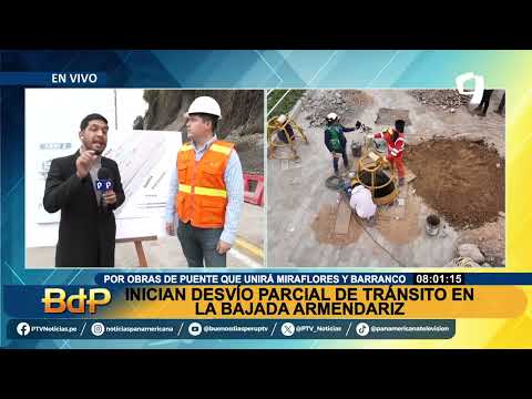 Corredor Turístico Miraflores – Barranco: Inician desvío parcial de tránsito en la bajada Armendáriz